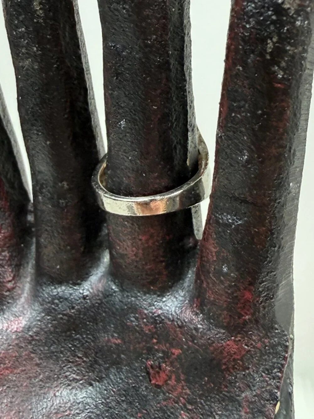 DBJ 925 Orange Stone Sterling Ring  Size 7 7.67g
